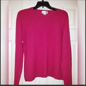 100% Cashmere Crewneck Sweater